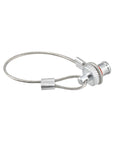 Alvin‘s Cables Dust Cap for LEMO 00B Push-Pull Connectors, FGG 00B(7.5mm) Male Plug Pin Protector Cover with Stainless Steel Tether, IP68 Metal Cap for Machine Vision & Industrial Cameras, 2 Piece