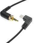 Alvin’s Cables Tentacle Timecode Cable for Sony FX3| FX30| A7S3| A1 Camera, Locking 3.5mm TRS to Micro USB Timecode Cable for Deity TC-1, Tentacle SYNC E Timecode Generator 35cm| 13.8in