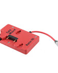 Alvin's Cables Gold Mount Battery Plate for DJI Ronin 4D, G-Mount Power Plate with D-Tap & 0B 2-Pin Outputs, Straight / Rotatable Right Angle 1B 6-Pin Power Cable, Red / Black