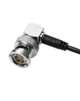 Alvin's Cables SDI Cable, 30CM|1ft Right Angle to Right Angle Ultra-Thin 75Ω Coaxial Cable for Sony Canon Panasonic HD|4K 6G-SDI Camera Camcorder Video Transmission,Black