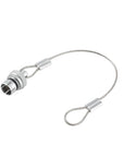 Alvin's Cables Dust Cap Compatible with LEMO 00B 0B 1B 2B Series Connectors, Industrial Protective Cover with Metal Retention Wire, Dustproof, Moisture Resistant, Set