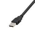 Alvin's Cables USB 2.0 Type-A to Locking Mini USB Cable, 15mm Dual-Screw Spacing for Daheng Industrial Camera, High Flex Drag Chain Shielded, Convex Port, 1m/3.3ft Purple