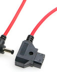 Alvin's Cables Dtap to DC Coiled Cable for Atomos Ninja V,D-tap to 2.1 DC Right Angle Power Cable for Blackmagic Design Video Assist,SmallHD 702,for Feelworld FW568 Monitor,Ultra Soft