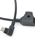 Alvin's Cables Dtap to USB C Power Cable, 2ft Ultra Soft & Flexible Dtap to Type C Enhanced Power for Tilta Nucleus Nano II Wireless Lens Control Motors