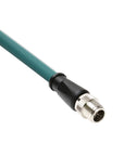 Alvin's Cables M12 X-Code 8 Pin Male to RJ45 Female Ethernet Cable for Cognex Keyence Camera, RJ45 Female Socket High-Flex Cat6a Cable for Industrial Automation,Robotics