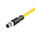 Alvin's Cables Cognex CCB-M8DSIO-00 M8 5-Pin B-Code to DB15 I/O Cable for Cognex in-Sight 8000/Micro Series Industrial Vision System, CIO-Micro I/O Module,0.7M/2.3ft Yellow