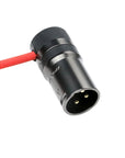 Alvin's Cables Rotatable Low-Profile XLR 3 Pin Male to Female Ultra-Flexible Coiled Cable, Aramid-Reinforced for Sony|Canon|Blackmagic Pro Cameras & Studio Audio