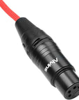 Alvin's Cables Alvins Smart D-Tap to XLR 4 Pin Female Braided Power Cable for Sony VeniceF55|SXS, for Blackmagic URSA Mini Pro, Tvlogic Monitor, Ultra Flexible, 1M|39.4inches