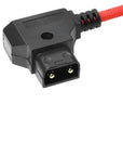 Alvin's Cables Ultra Flexible D-Tap to XLR 4 Pin Female Braided Power Cable for Sony Venice|F5|F55|SXS, Panasonic Varicam Camera, TVlogic LVM-170A Monitor, 1M|39.4inches, Red