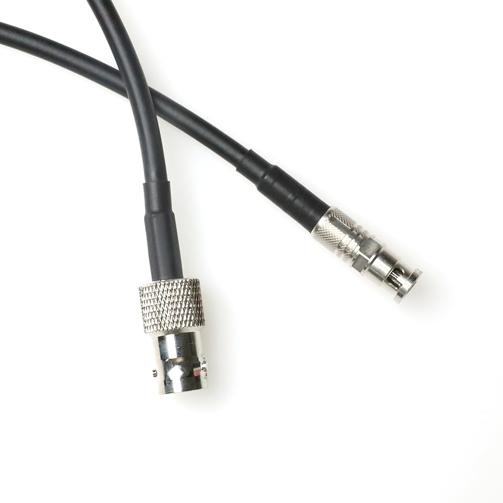 Alvin's Cables 12G Micro BNC to BNC Female Adapter Cable, 12G-SDI High Density 4K UHD Video Coaxial Cable, 75 Ohm Ultra-Soft for Blackmagic Video Assist 5" Monitor 20CM| 7.9inches