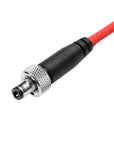 Alvin's Cables Atomos Ninja V D-tap Power Cable, 1.6-4ft Smart Dtap to Locking DC 2.1 Coiled Cable for Blackmagic Video Assist, for Hollyland Mars 400S, Ultra Soft