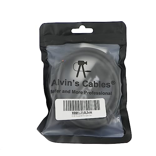 Alvin’s Cables HR10A-7P-6S Hirose 6 Pin Female to Open End Power I/O Cable High Flex Shielded for Sony CCD XC-75, Basler Ace GigE, AVT GigE Industrial Camera