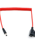 Alvin's Cables Dtap to DC Coiled Cable for Atomos Shinobi,Ultra Soft D-tap to 2.1 DC Power Cable for Blackmagic Design Video Assist,SmallHD 702,for Feelworld FW568 Monitor