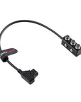 Alvin's Cables 1 to 3 Power Splitter Box Cable Dtap to 3 x Hirose 4 Pin Female Splitter Cable for Sound Devices 688 633, Zoom F4/F8/F8N Audio Recorders, 30cm/11.81in