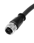 Alvin's Cables M12 X-Code 8 Pin Female to RJ45 Ethernet Cable Cat6a High-Flex Shielded for Cognex Keyence Basler Industrial Automation Fieldbus Module