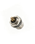 Alvins HR25-7TR-8P Hirose 8 Pin Male Circular Receptacle, Solder Cup Panel Mount Connector, Metal Threaded Locking for Industrial & Camera Equipment