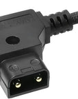 Alvin's Cables Dtap to DC Ultra-Flexible Cable for Atomos Ninja V, 2ft D-tap to 2.1 DC Right Angle Power Cable for Blackmagic Design Video Assist,SmallHD 702,for Feelworld FW568 Monitor