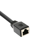 Alvin's Cables M12 X-Code 8 Pin Male to RJ45 Female Ethernet Cable for Cognex Keyence Camera, RJ45 Female Socket High-Flex Cat6a Cable for Industrial Automation,Robotics
