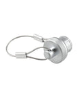 Alvin's Cables Dust Cap Compatible with LEMO 00B(6.4 mm) Connectors, Industrial Protective Cover with Metal Retention Wire, Dustproof, Moisture Resistant, 2 Pieces