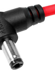 Alvin's Cables Locking DC to DC Cable for Atomos Ninja V Shogun, 5.5 2.1 Locking DC Right Angle Ultra Soft Cable for Video Devices PIX-E7 PIX-E5 Monitor 45cm|17.7in