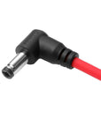 Alvin's Cables Smart Dtap to DC Cable for Atomos Ninja V, Ultra Soft D-tap to 2.1 DC Right Angle Power Cable for Blackmagic Design Video Assist, SmallHD 702, for Feelworld FW568 Monitor 60cm|23.6in