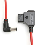 Alvin's Cables Dtap to DC Cable for Atomos Shogun,Ultra Soft D-tap to 2.1 DC Right Angle Power Cable for Blackmagic Design Video Assist,SmallHD 702,for Feelworld FW568 Monitor 60cm|23.6in