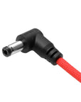 Alvin's Cables Smart Dtap to DC Cable for Atomos Ninja V, Ultra Flexible D-tap to 2.1 DC Right Angle Power Cable 2ft for Blackmagic Design Video Assist, SmallHD 702, for Feelworld FW568 Monitor