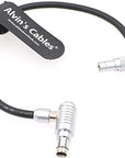 Alvin's Cables 3 Pin Right Angle to Rotatable 2 Pin Male Right Angle Power Cable for Teradek Bolt SmallHD Monitor from ARRI Alexa Mini XT 14.8 V Port