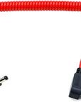 Alvin's Cables Dtap to DC Coiled Cable for Atomos Ninja V,D-tap to 2.1 DC Right Angle Power Cable for Blackmagic Design Video Assist,SmallHD 702,for Feelworld FW568 Monitor,Ultra Soft