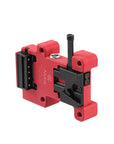 Alvins V-Mount Battery Plate for SmallHD Ultra 5 & Ultra 7, Direct Contact Power Supply with 1 x D-Tap & 2 x 0B 2 Pin Outputs, Red