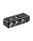 Alvin's Cables 4 Pin Hirose HR10A-7R-4S Splitter Box for Sound Devices 888 833 Zoom F8 Adapter, Hirose 4Pin Female 3 Way Splitter Adapter, 1 in 3 Out Distributor