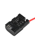 Alvin's Cables LP-E6PNH Dummy Battery to D-Tap Braided Coiled Power Cable