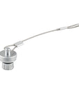 Alvin's Cables Dust Cap Compatible with LEMO 1B(12 mm) Connectors, Industrial Protective Cover with Metal Retention Wire, Dustproof, Moisture Resistant, 2 Pieces