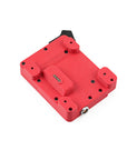 Alvin’s Cables Gold Mount Battery Plate Compatible with SmallHD Ultra 5 & Ultra 7, Direct Contact Power Supply with 1 x D-Tap & 2 x 0B 2 Pin Outputs, G-Mount System, Red