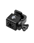 Alvins Adjustable Camera Mount with 3/8" 1/4" Screw Rotatable Tiltable Panoramic Bracket 360-degree for Camera Monitor Gimbal Tripod