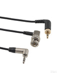 Alvin's Cables Tentacle Sync Timecode Y-Cable, 3.5mm TRS to BNC & Locking 3.5mm TRS Timecode Cable for Sony FX6 FX9 F55, Rode Wireless Receiver & Camera Timecode Sync, Ultra-Soft Cable 10 inches|25cm