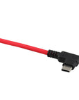 Alvin's Cables Record Control Cable for DJI Focus Pro & Pixboom Spark, USB-C to Right Angle EXT 9 Pin Camera Control Cable, Ultra-Soft 50cm|19.7in