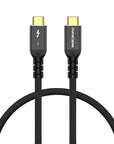 Alvin's Cables Thunderbolt 5 Cable, USB-C to USB-C Cable 120Gbps Bandwidth 240W PD Fast Charging 16K Display, Compatible with Thunderbolt 4/3,USB4, for MacBook,eGPU,Dock, Intel Certified