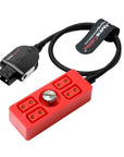 Alvin's Cables Smart D-tap Splitter Cable, Ultra Soft Smart Dtap Male to 4 Port Dtap Female Splitter Hub Power Cable for ARRI RED Teradek SmallHD SmallRig V-Mount|Gold-Mount Battery 40cm/15.7inches