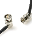 Alvin's Cables 12G SDI Cable Flexible, BNC Male to Male Right Angle for RED Komodo| Atomos Monitor 75 Ohm Shielded Cable for 4K Video Camera 50cm|19in