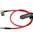 Alvin's Cables Micro BNC to BNC Cable 12G-SDI High Speed 4K UHD Video Coaxial Cable, Right Angle BNC 75 Ohm Ultra-Slim for Blackmagic Video Assist 5" Monitor,Red 50CM|19.7inches