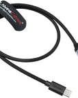 Alvin's Cables Braided USB-C Type-C to 2 Pin 12V Fast Charging Power Cable for Tilta|Teradek|SmallHD|Z-CAM|Blackmagic Pyxis 60cm|24inches, Black
