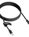 Alvin's Cables M12 X-Code 8 Pin Female to RJ45 Ethernet Cable Cat6a High-Flex Shielded for Cognex Keyence Basler Industrial Automation Fieldbus Module