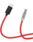 Alvin's Cables Ultra Soft USB-C Type-C to 2 Pin 12V Fast Charging Power Cable for Tilta| Teradek| SmallHD| Z-CAM| Blackmagic Pyxis 60cm|24inches