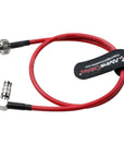 Alvin's Cables Micro BNC to BNC Cable 12G-SDI High Speed 4K UHD Video Coaxial Cable, Right Angle Micro BNC 75 Ohm Ultra-Soft for Blackmagic Video Assist 5" Monitor,Red 50CM|19.7inches