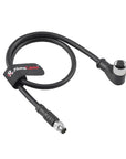 Alvin's Cables Livox Mid-360 LiDAR to Unitree Go2 Robot Dog Cable, Right-Angle M12 A-Code 12-Pin Female to M8 6-Pin Male, LiDAR Power & Data Cord for Robotics, 3D Sensing Applications, 10cm / 3.93in