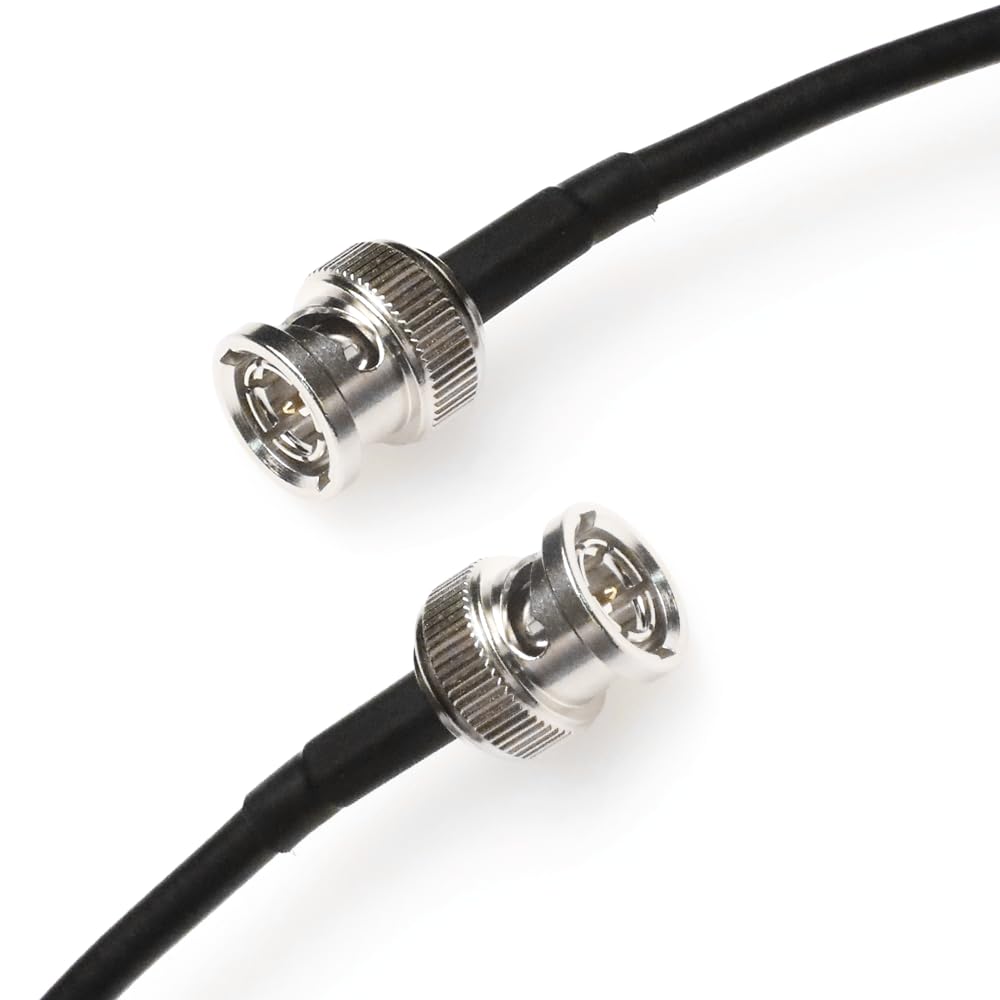 Les câbles d'Alvin 12G SDI câble flexible, BNC mâle à mâle angle droit pour le R Les câbles d'Alvin 12G SDI câble flexible, BNC mâle à mâle angle droit pour le R