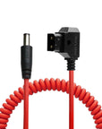 Alvin's Cables Dtap to DC Coiled Cable for Atomos Shinobi,Ultra Soft D-tap to 2.1 DC Power Cable for Blackmagic Design Video Assist,SmallHD 702,for Feelworld FW568 Monitor