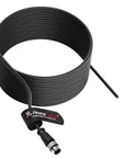Alvin's Cables M12 A-Code 8 Pin Male to Open End Power I/O Cable Cat6a High-Flex Shielded for Cognex Keyence Basler Industrial Automation Fieldbus Module 49ft/15m
