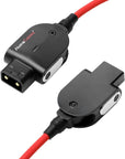 Alvin's Cables Alvins Smart D-Tap to XLR 4 Pin Female Braided Power Cable for Sony VeniceF55|SXS, for Blackmagic URSA Mini Pro, Tvlogic Monitor, Ultra Flexible, 1M|39.4inches